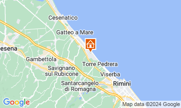 Map Bellaria Igea Marina Apartment 31420