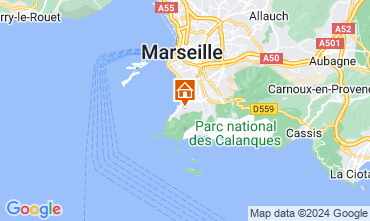 Map Marseille Apartment 18588