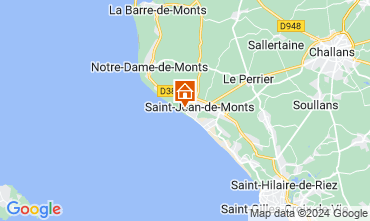 Map Saint Jean de Monts Villa 66656