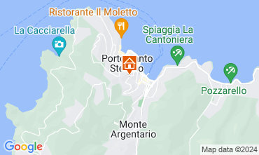 Map Monte Argentario Apartment 126691