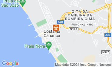 Map Costa da Caparica Apartment 126275