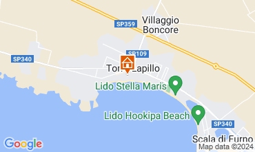 Map Torre Lapillo Apartment 125130