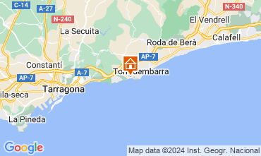 Map Tarragona Apartment 8176