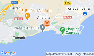 Map Tarragona Apartment 8176