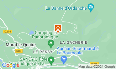 Map La Bourboule Apartment 128230