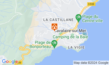 Map Cavalaire-sur-Mer Apartment 113552