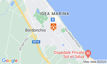 Map Bellaria Igea Marina Apartment 115537