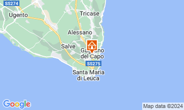 Map Santa Maria di Leuca Apartment 105016
