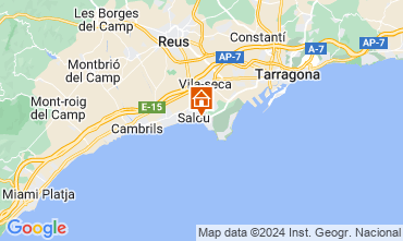 Map Salou Apartment 112156