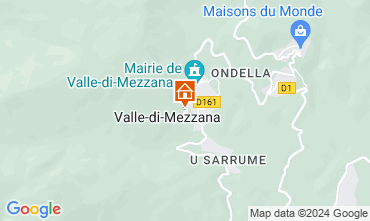 Map Ajaccio Villa 127194