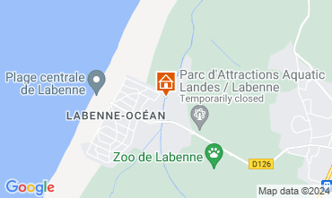 Map Labenne Ocan Mobile home 72176