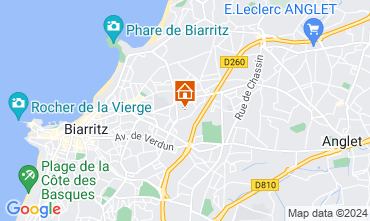 Map Biarritz Apartment 109239