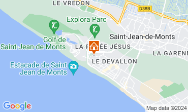 Map Saint Jean de Monts Villa 128297