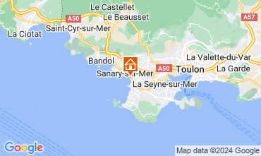 Map Sanary-sur-Mer Apartment 115075