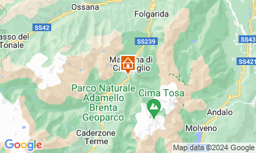 Map Madonna di Campiglio Apartment 126869