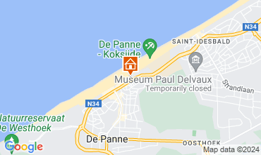 Map De Panne Apartment 118290