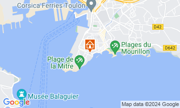 Map Toulon Apartment 124278