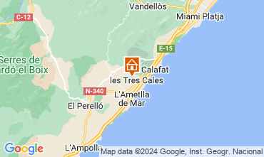 Map L'Ametlla de Mar Chalet 126892