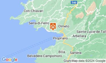 Map Propriano Villa 79457