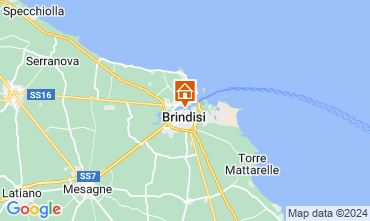 Map Brindisi Apartment 128368