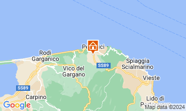 Map Peschici Apartment 32145