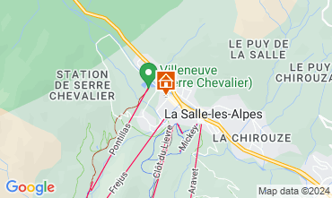 Map Serre Chevalier Apartment 101317