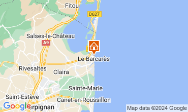 Map Le Barcares Villa 112837