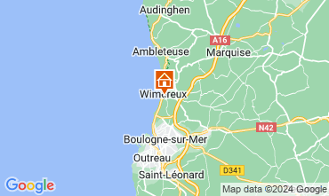 Map Wimereux Apartment 82391