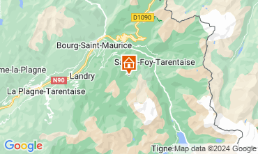 Map Les Arcs Studio 122891