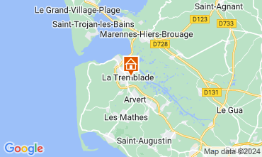 Map La Tremblade Offbeat accommodation 127083