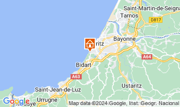 Map Biarritz Apartment 93340