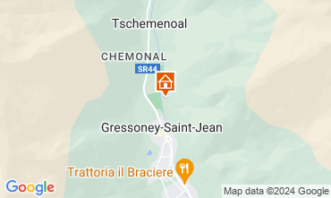 Map Gressoney Saint Jean Chalet 111344