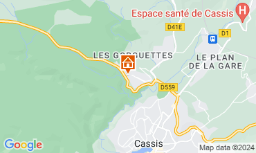 Map Cassis Villa 118042