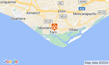 Map Faro Self-catering property 129097