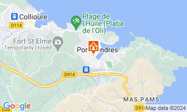 Map Port Vendres Apartment 112827