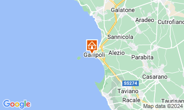 Map Gallipoli Apartment 127597