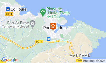 Map Port Vendres Apartment 126395