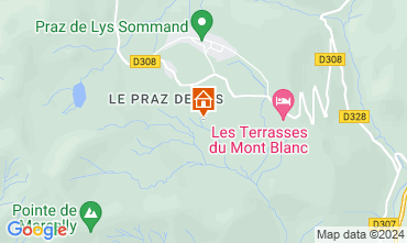 Map Praz de Lys Sommand Apartment 111098