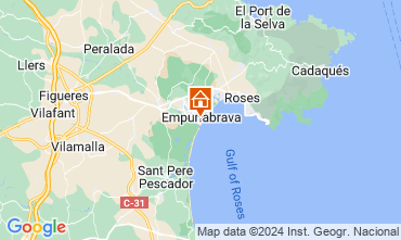 Map Empuriabrava Apartment 128342