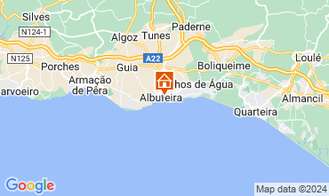 Map Albufeira Apartment 127574