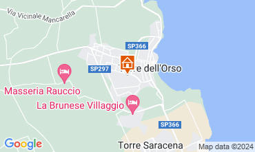 Map Torre dell'Orso Apartment 108902