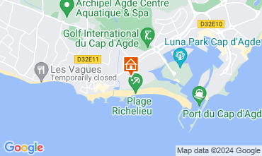 Map Cap d'Agde Apartment 6243