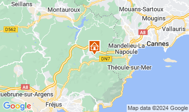 Map Les Adrets-de-l'Estrel Self-catering property 73472