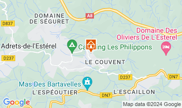 Map Les Adrets-de-l'Estrel Self-catering property 73472