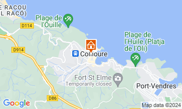 Map Collioure Apartment 89249