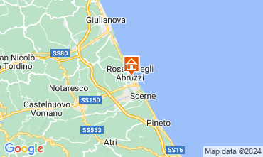 Map Roseto degli Abruzzi Apartment 123972