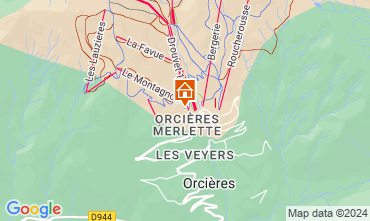 Map Orcires Merlette Apartment 120576