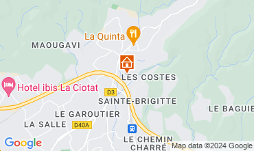 Map La Ciotat Villa 126488