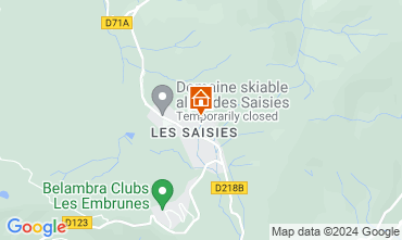 Map Les Saisies Studio 2714