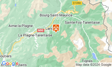 Map Peisey-Vallandry Studio 4747